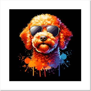 Orange Lagotto Romagnolo Dog Posters and Art